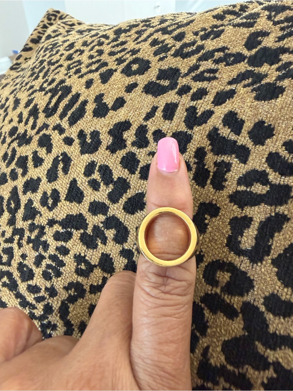 SOKO polished brass Band Ring - Women's Jewelry